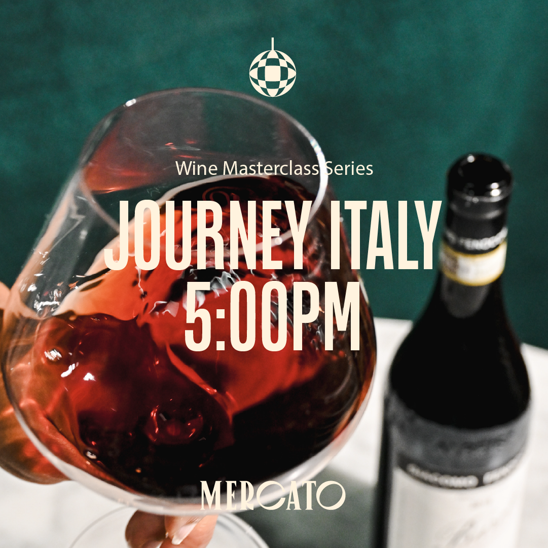 Wine Masterclass Journey Italy, 5:00pm (Friday 7th November)