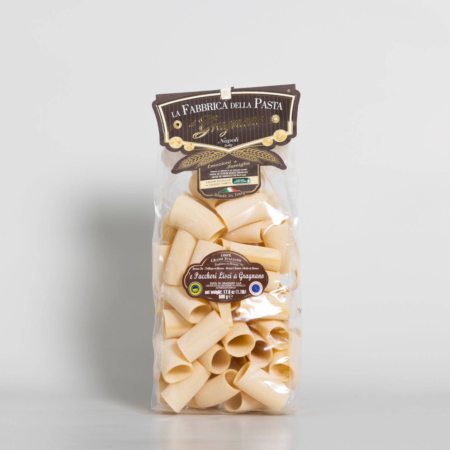 Gragnano Paccheri Lisci