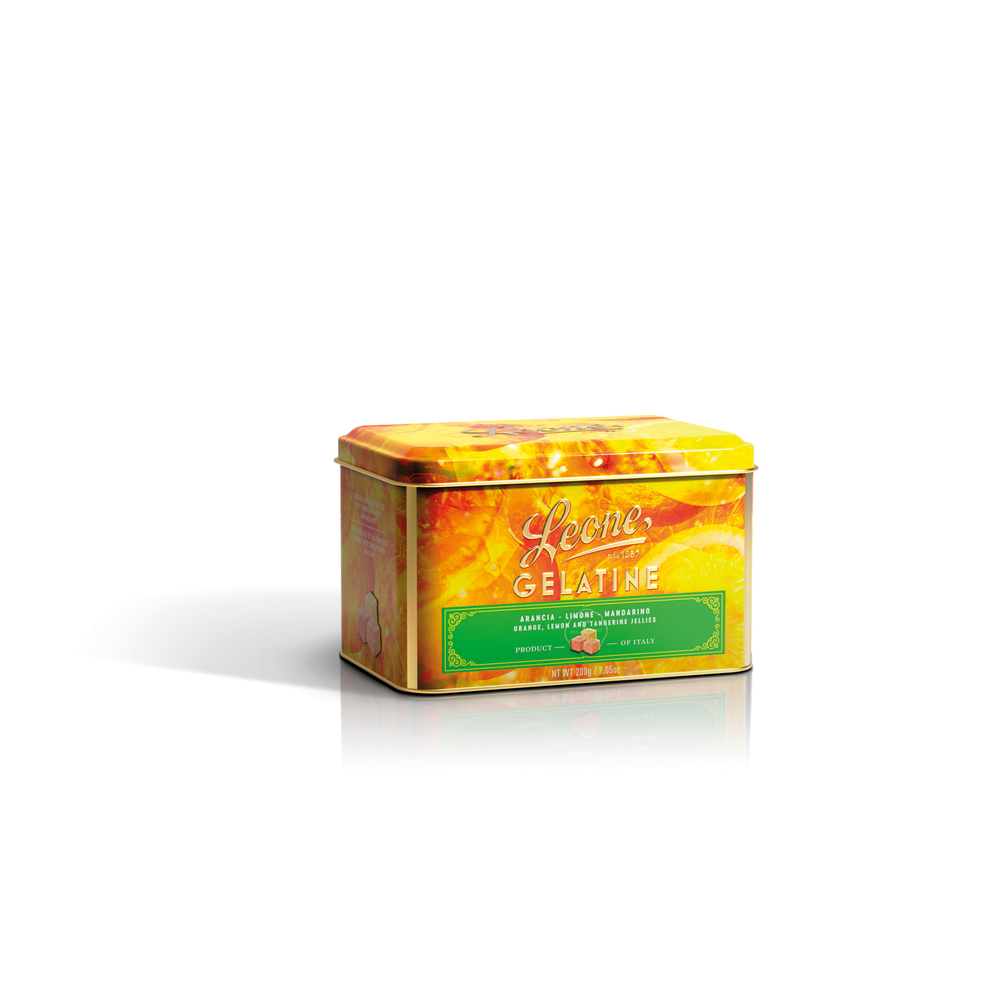Leone Fruit Jellies Citrus Tin