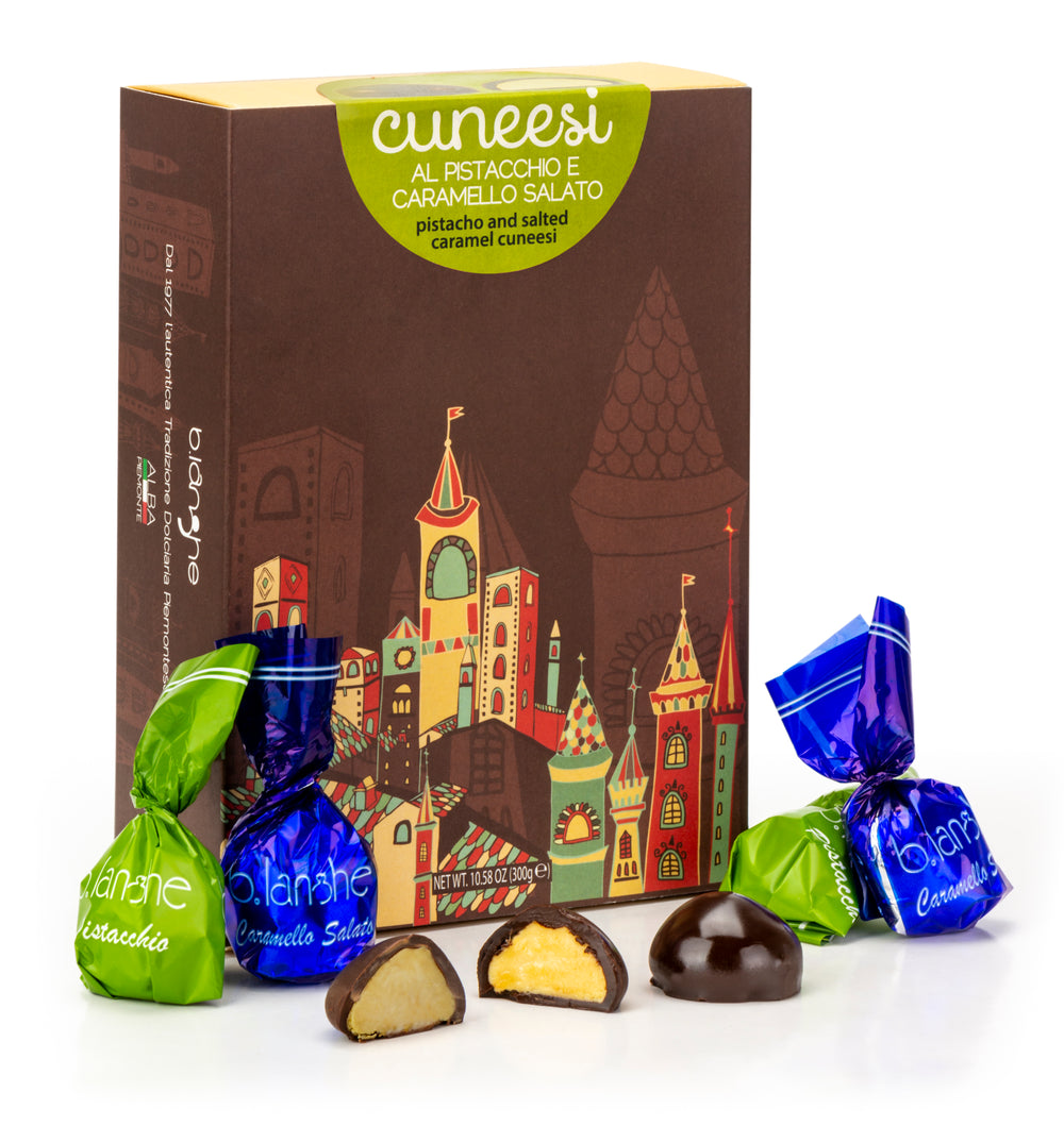B Langhe Cuneesi Pistachio & Salted Caramel Box