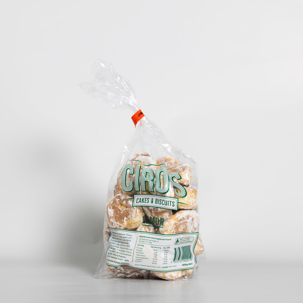 Ciro's Lemon Biscuits