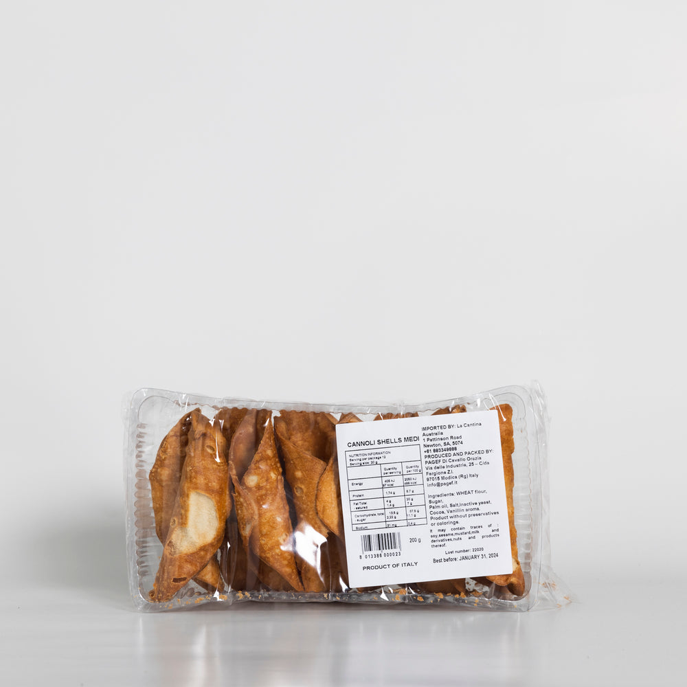 Pagef Pagef Cannoli Medium Sicilian 12 Pcs