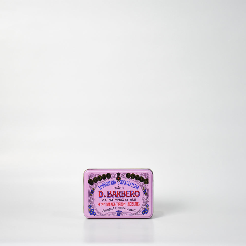 Barbero Torroncini Chocolate Tin Pink