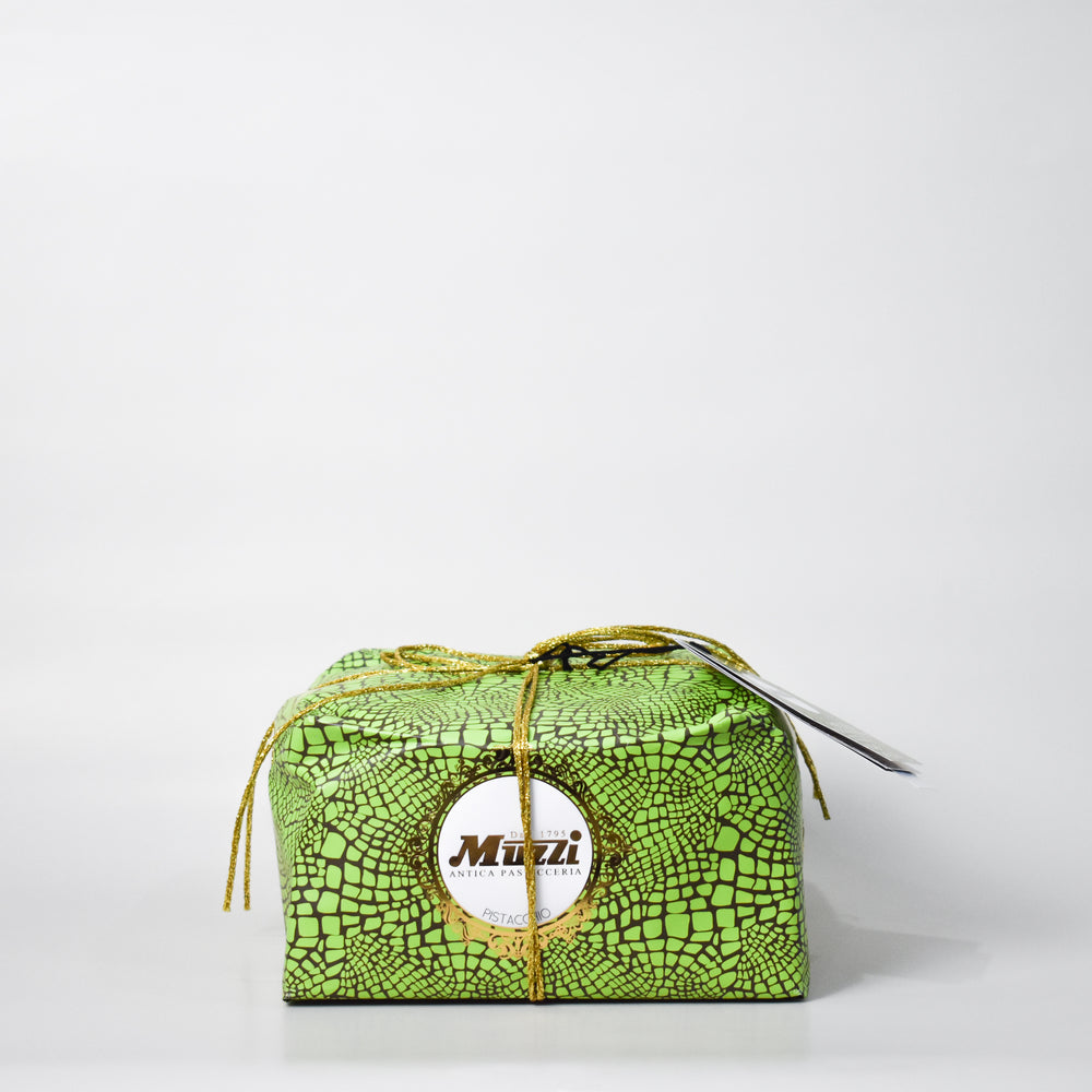 Muzzi Animalier Panettone Chocolate and Pistachio