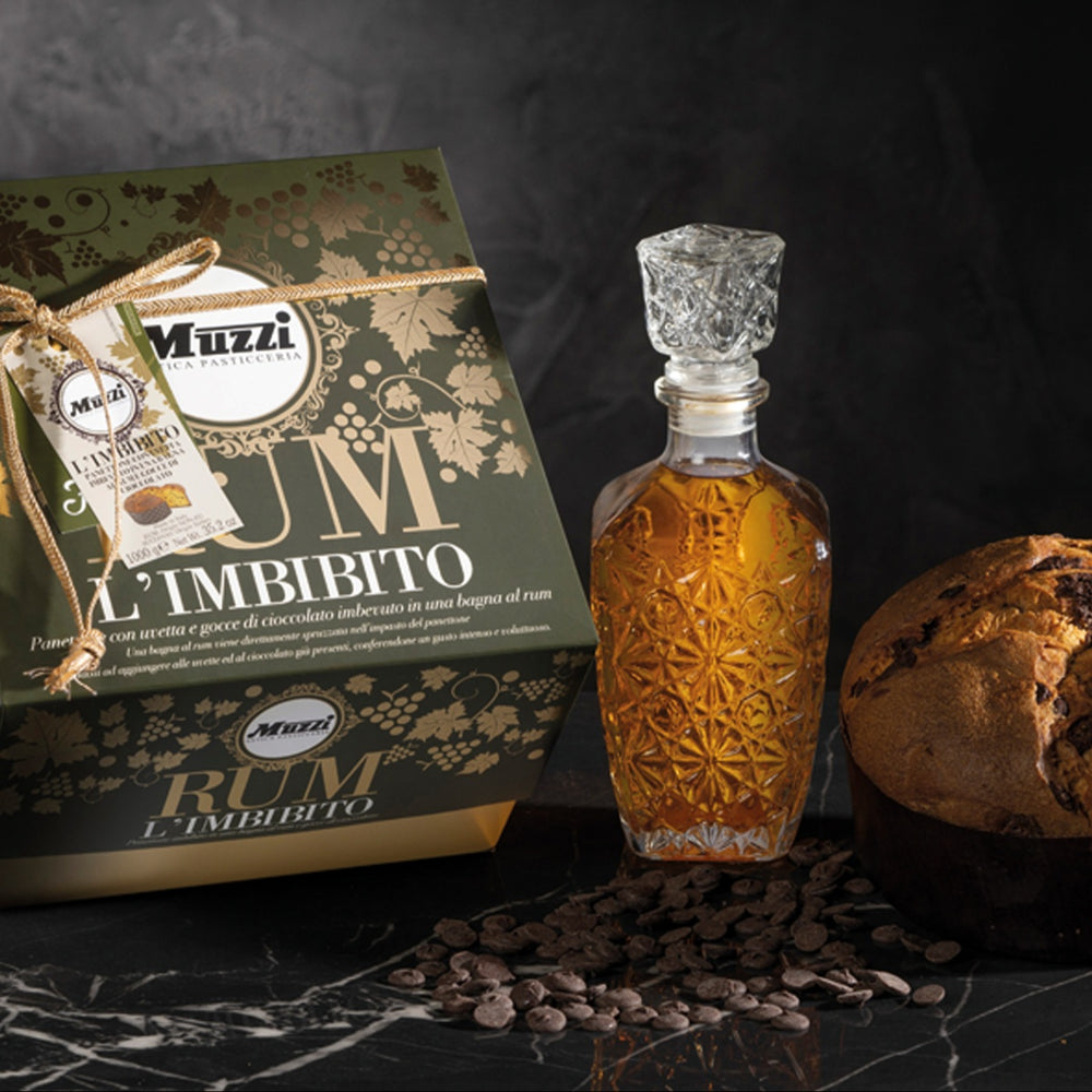 Muzzi Panettone Rum and Chocolate Drops