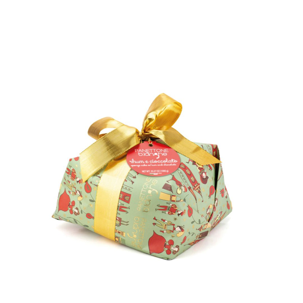 B Langhe Panettone Rum And Chocolate Hand Wrapped