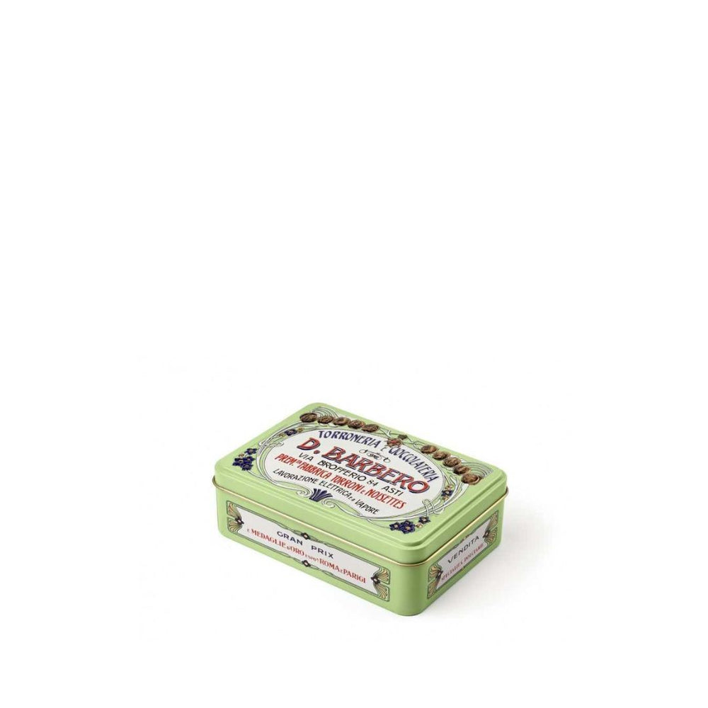 Barbero Torroncini Chocolate Tin Green