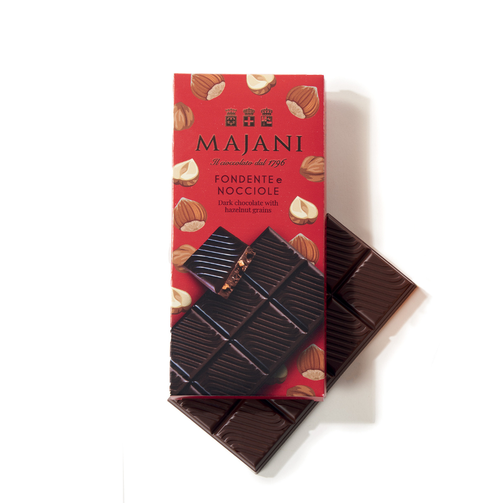 Majani Dark Chocolate With Hazelnut Grain