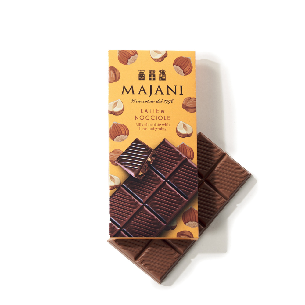 Majani Milk Chocolate With Hazelnut Grain