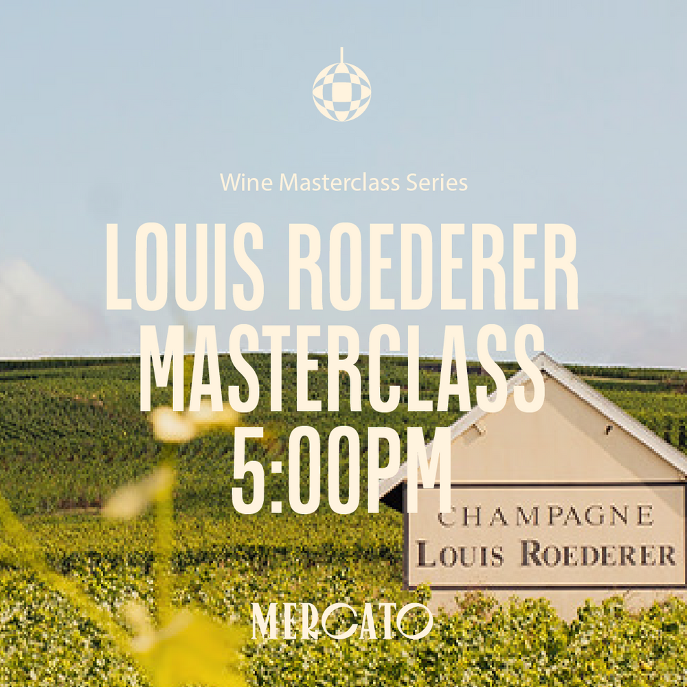 Louis Roederer Wine Masterclass, 5:00pm (Tuesday 2nd December)