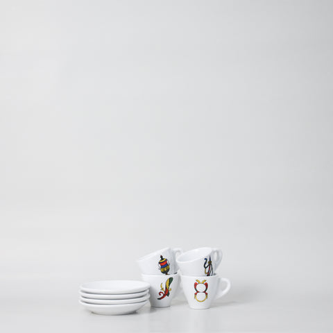 Forza Italia Briscole Espresso Cups Set