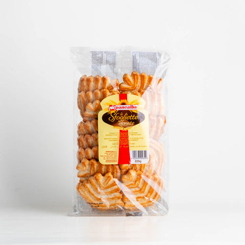 Panealba Le Sfogliette Dorate (leaf) Biscuits