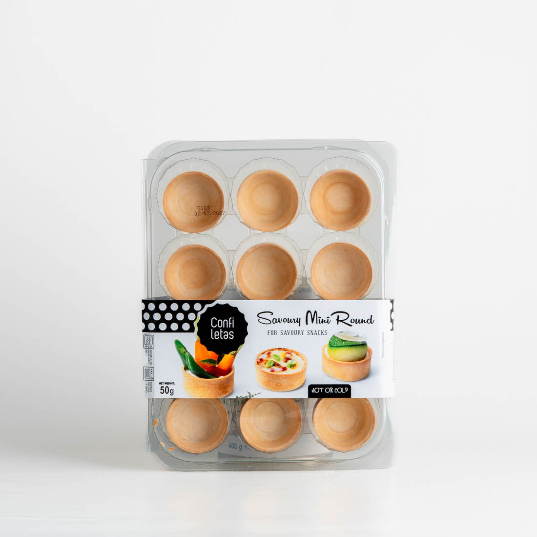 Confiletas Savoury Round Mini
