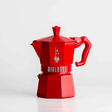 Bialetti Moka Exclusive 3 Cup Red