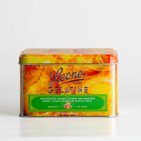 Leone Fruit Jellies Citrus Tin