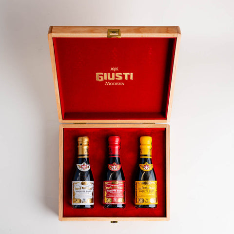 Acetaia Giusti Trio Set 2-3-4 Gold Medals Wood Box