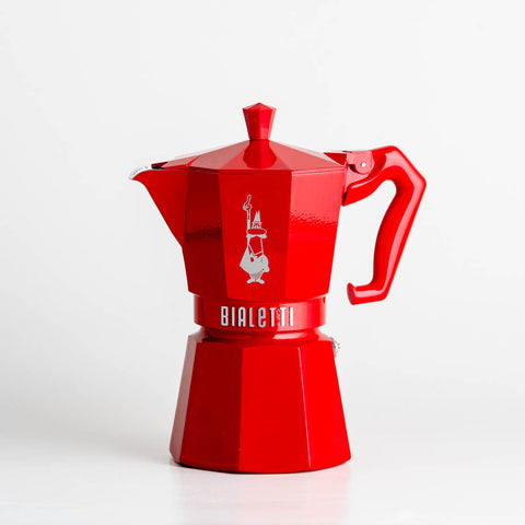 Bialetti Moka Exclusive 6 Cup Red