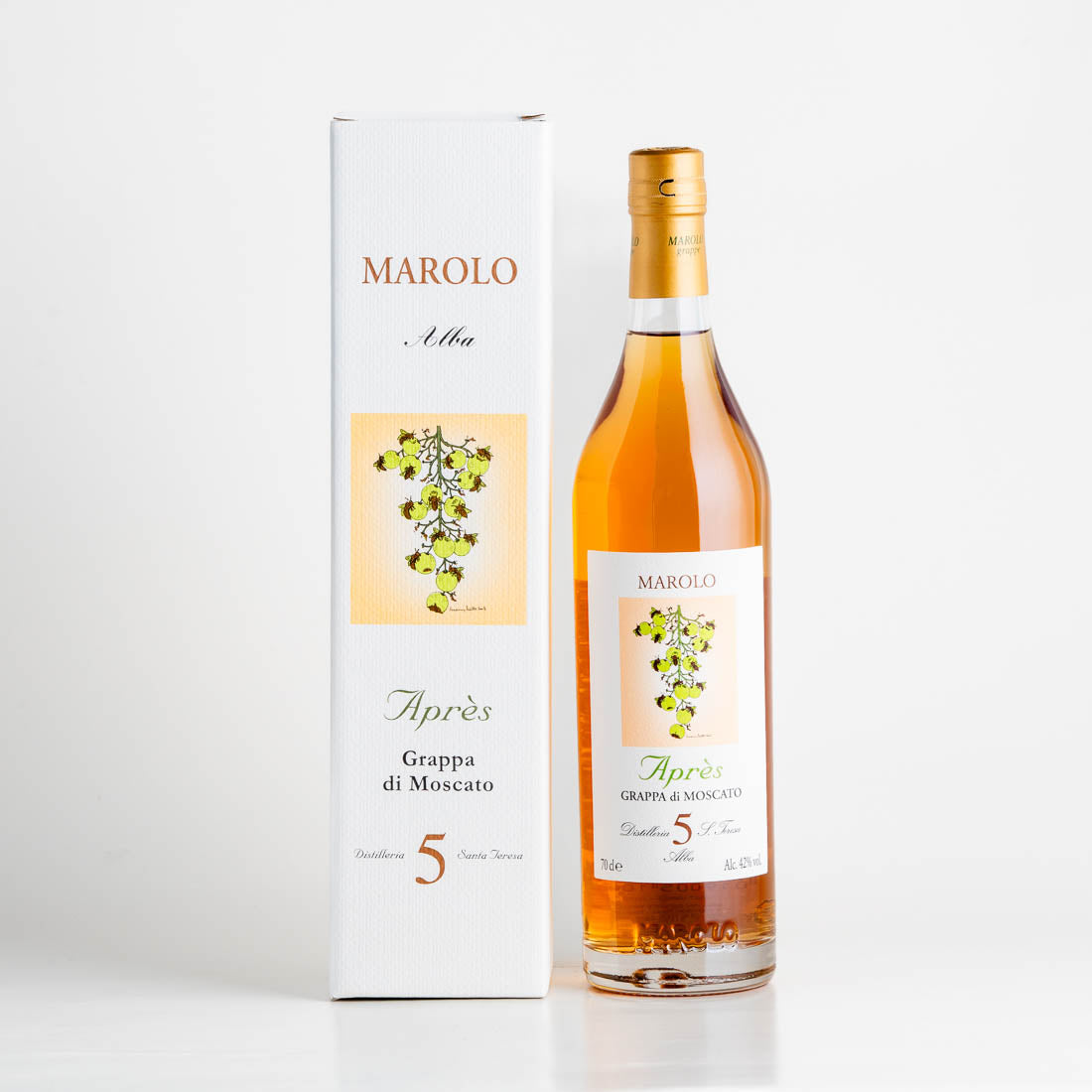 Marolo Grappa Moscato 'Apres' 5 Years