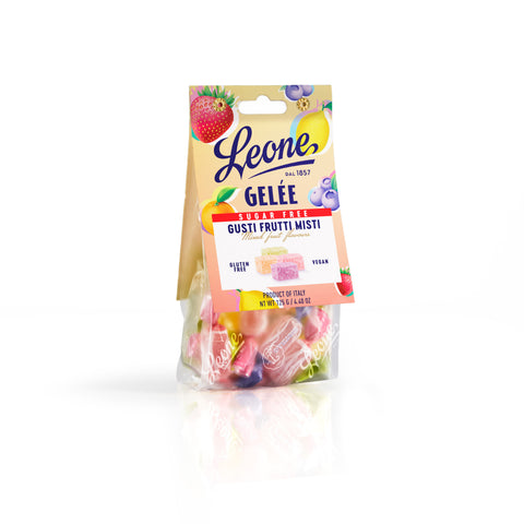 Leone Fruit Jellies Sugar Free Assorted Bag