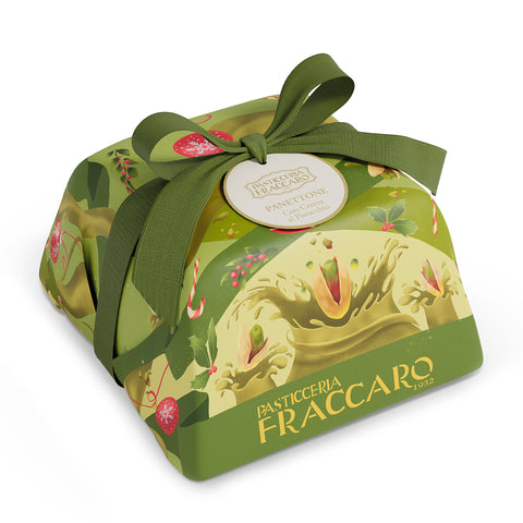 Fraccaro Panettone Pistachio Hand Wrapped
