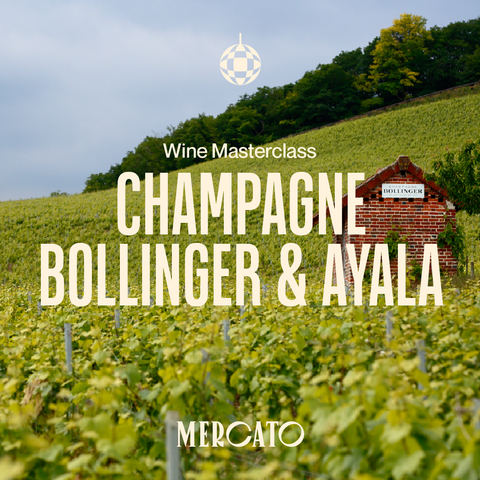  Champagne Bollinger & Ayala Masterclass 6:00pm (Wednesday 18th November)